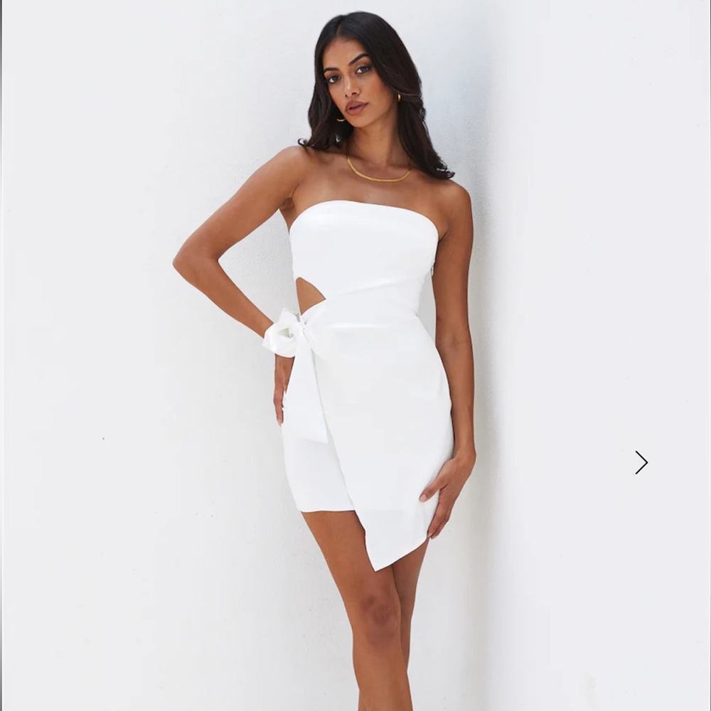 Hello Molly DRESS IT UP MINI DRESS WHITE